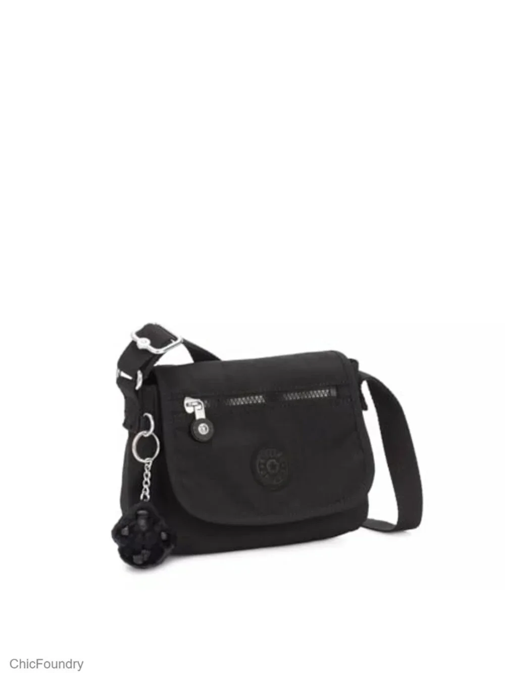 Mini Crossbody Bag with Adjustable Strap and Magnetic Snap Closure